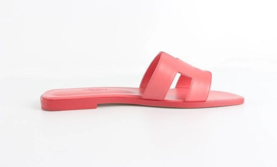 Hermes ORAN LEATHER SANDALS