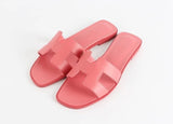Hermes ORAN LEATHER SANDALS