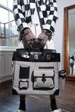 Hermes Cargo HAC Birkin 40 Black Box and Toile Palladium Hardware