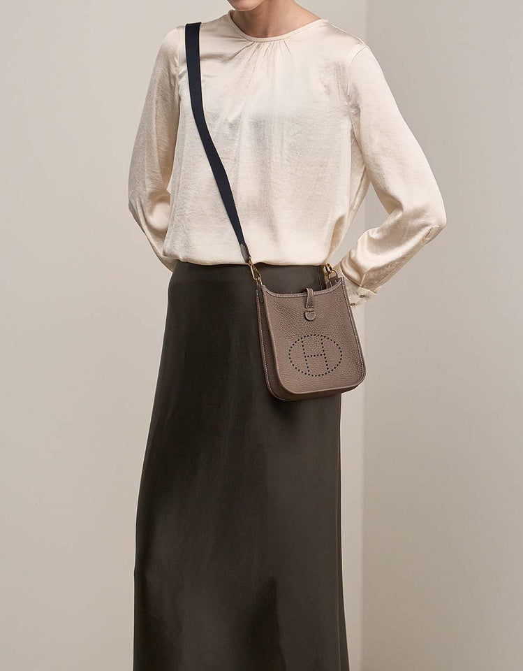 Hermes TAURILLON CLEMENCE AMAZONE EVELYNE TPM MINI BAG ETOUPE