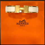 Hermes CLIC H BRACELET PM CREAM