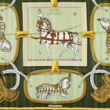 Hermes LES CARRÉS DE TOUJOURS “GRAND APPARAT” SILK SCARF
