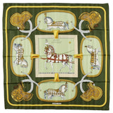 Hermes LES CARRÉS DE TOUJOURS “GRAND APPARAT” SILK SCARF