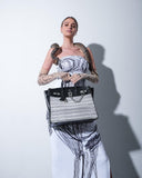 Hermes HAC Birkin 32 Gray Vibrato and Black Box Palladium Hardware
