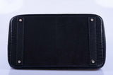 Hermes HAC Birkin 40 Black Shiny Lizard Palladium Hardware
