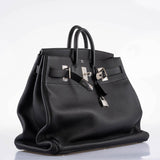 Hermes HAC Birkin 50 Voyager Black Togo leather Palladium Hardware