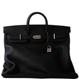 Hermes HAC Birkin 50 Voyager Black Togo leather Palladium Hardware