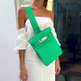 Hermes HAC Birkin A Dos PM Vert Comics Togo Palladium Hardware