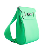Hermes HAC Birkin A Dos PM Vert Comics Togo Palladium Hardware
