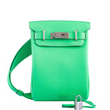 Hermes HAC Birkin A Dos PM Vert Comics Togo Palladium Hardware