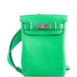 Hermes HAC Birkin A Dos PM Vert Comics Togo Palladium Hardware