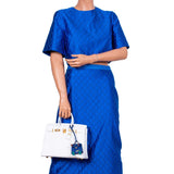 Hermes HSS Birkin 25 White Togo and Rose Pourpre Interior with Brushed Gold Hardware