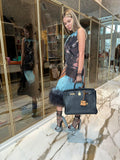 Hermes HSS Birkin 40 Black Togo with Blue Royal Interior Gold Hardware