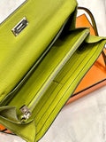 Hermes Kelly Long Chevre Mysore Wallet