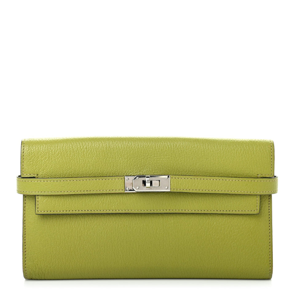 Hermes Kelly Long Chevre Mysore Wallet