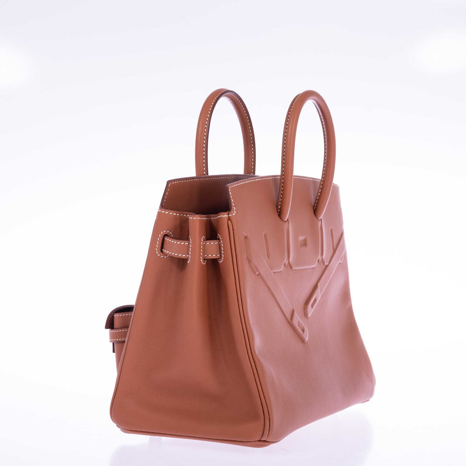 Hermes Shadow Birkin 25 Gold Swift Gold Hardware