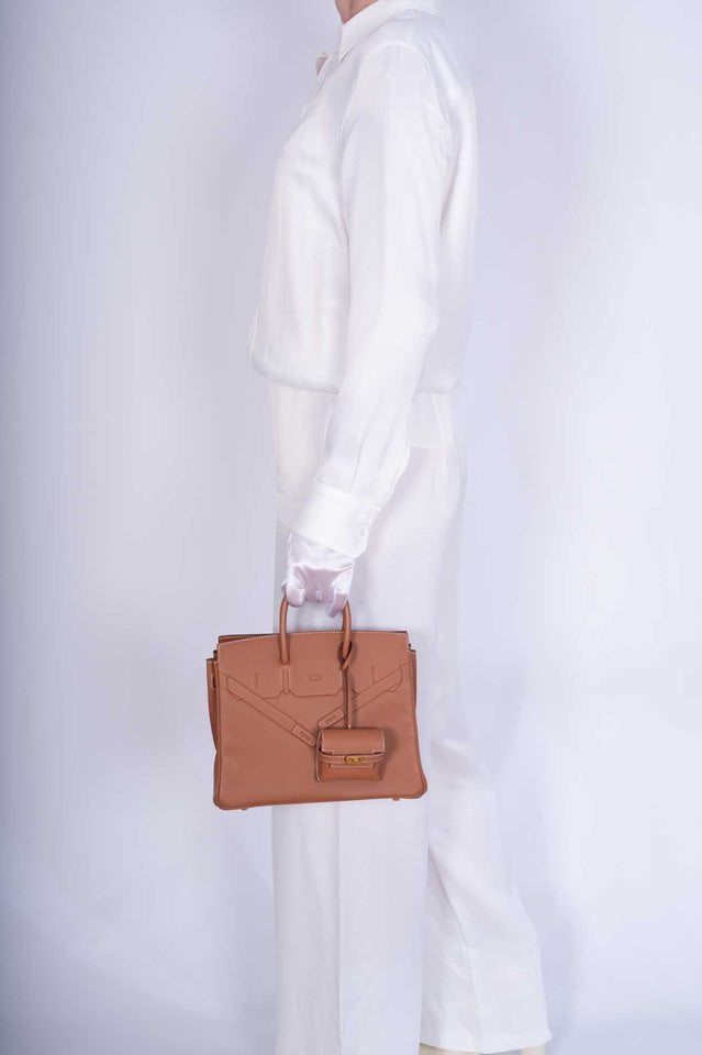 Hermes Shadow Birkin 25 Gold Swift Gold Hardware