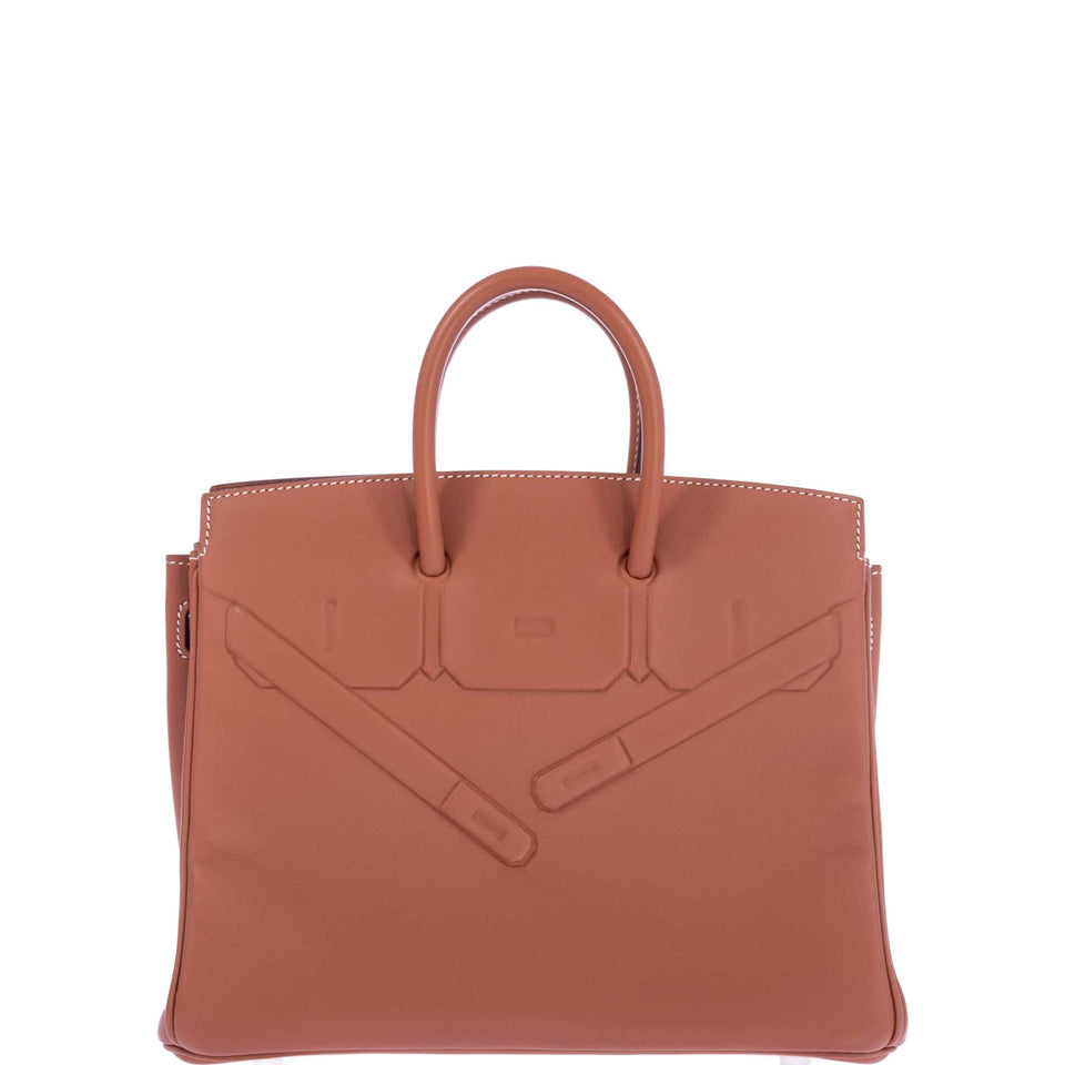 Hermes Shadow Birkin 25 Gold Swift Gold Hardware