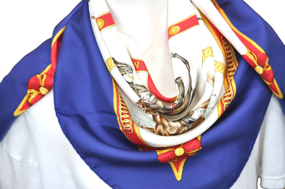 Hermes  ECOLE FRANCAISE D'EQUITATION SILK SCARF