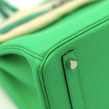 Hermes Touch Birkin 30 Vert Jade Matte Nilo Crocodile and Vert Comics Togo Palladium Hardware