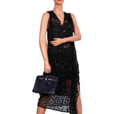 Hermes Verso Birkin 25 Blue Marine Matte Alligator & Rose Scheherazade with Palladium Hardware - 2019, D