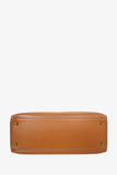 Hermes 1991 Brown Gulliver Leather Kelly Retourne 35 with Strap