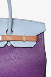 Hermes 2012 Clemence Leather Arlequin Birkin 35