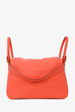 Hermes 2015 Orange Clemence Leather Lindy 34