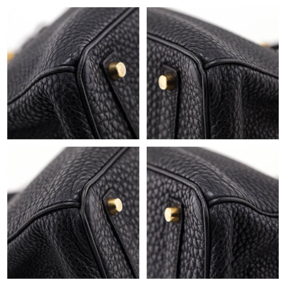 Hermes Black Fjord Birkin 35
