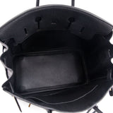 Hermes Black Fjord Birkin 35