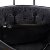 Hermes Black Fjord Birkin 35