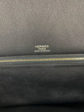 Hermes Birkin 35 Noir Swift and Toile Criss Bag