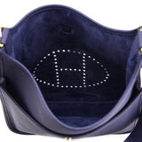 Hermes Bleu Encre Taurillon Clemence Evelyne III 29 PM