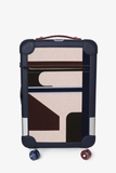 Hermes Indigo Taurillon Regate Leather and Canvas RMS Rolling Mobility Suitcase