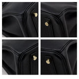 Hermes Black Clemence Birkin 30