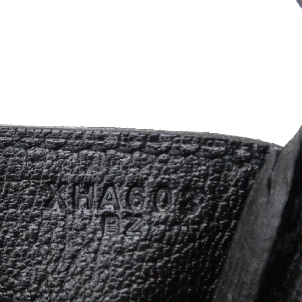 Hermes Black Clemence Birkin 30