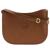 Gucci Shoulder Bag 001.084.1036 Calfskin Brown Old Gucci Interlocking G