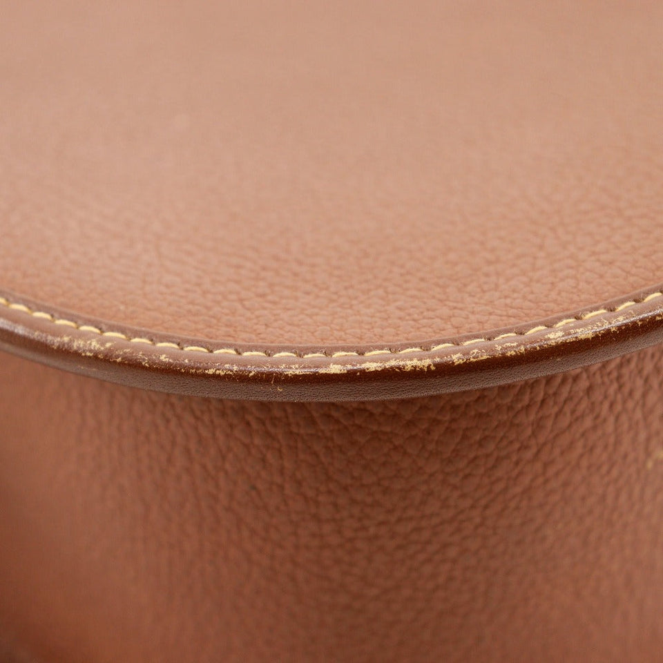 Gucci Shoulder Bag 001.084.1036 Calfskin Brown Old Gucci Interlocking G