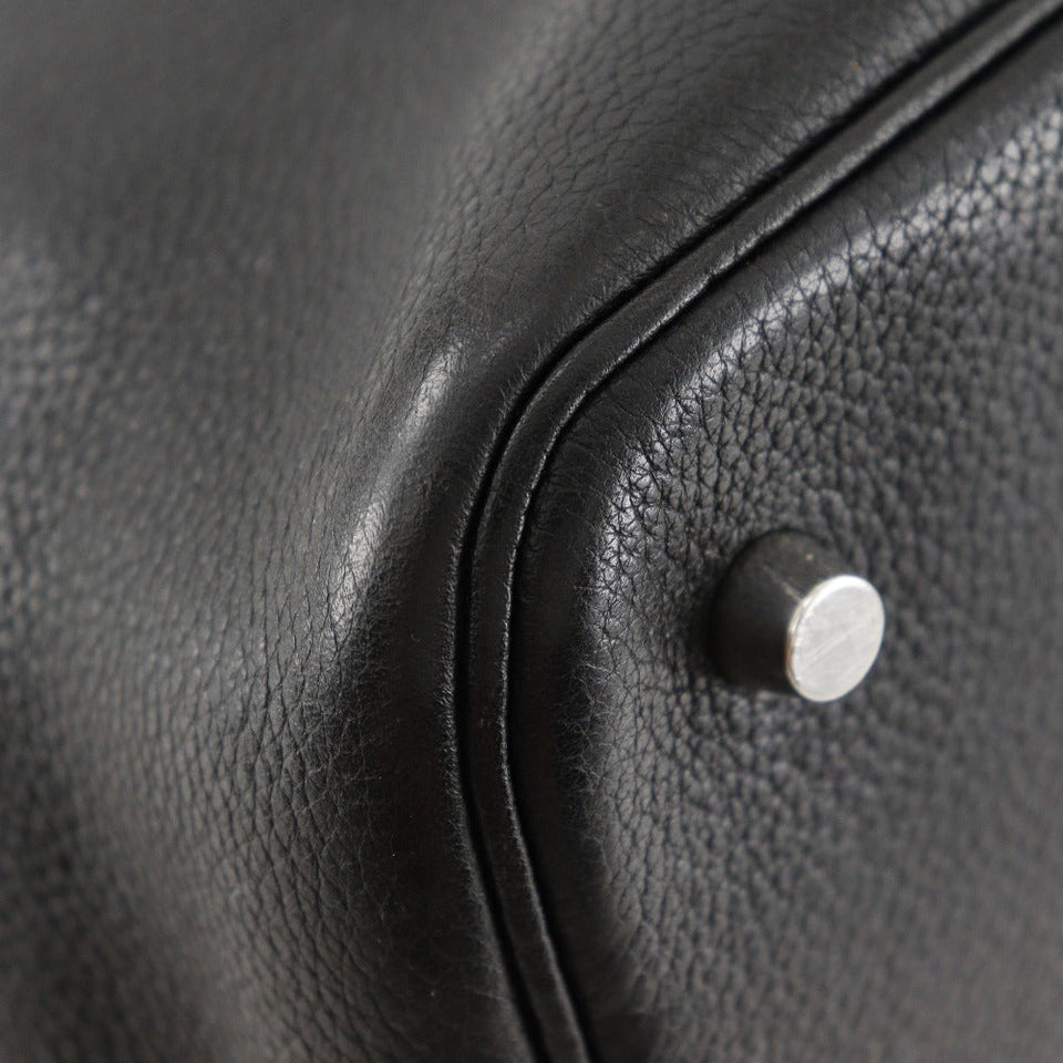 Hermes Handbag Taurillon Clemence black Picotan MM Women