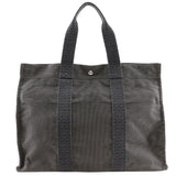 Hermes Tote Bag Nylon canvas gray Her Line Tote GM unisex(Unisex)