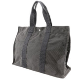 Hermes Tote Bag Nylon canvas gray Her Line Tote GM unisex(Unisex)