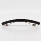 Chanel Coco Mark Heart Barrette Plastic Rhinestone