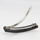 Chanel Coco Mark Heart Barrette Plastic Rhinestone