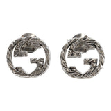 Gucci Pierce metallic Silver Interlocking G unisex(Unisex)