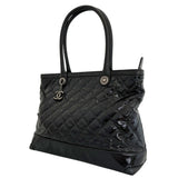 Chanel Cambon Patent Leather Tote Bag