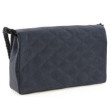 Chanel Matelasse Satin Rhinestone Shoulder Bag