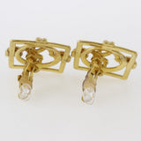 Chanel Gold Plated Earrings