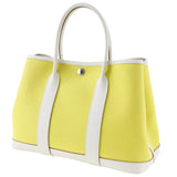 Hermes Handbag Toile Officier, Country yellow Garden party TPM