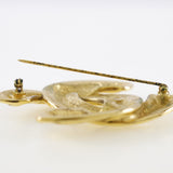 Chanel Coco Mark Brooch Gold Plated