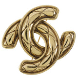 Chanel Gold Plated Coco Mark Brooch